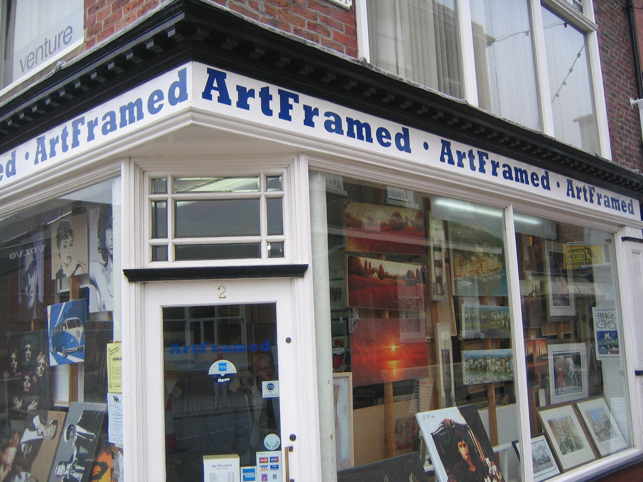 The ArtFramed shop in the centre of Ormskirk